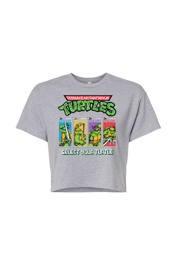 - Select - Juniors Cropped Cotton Blend T-Shirt