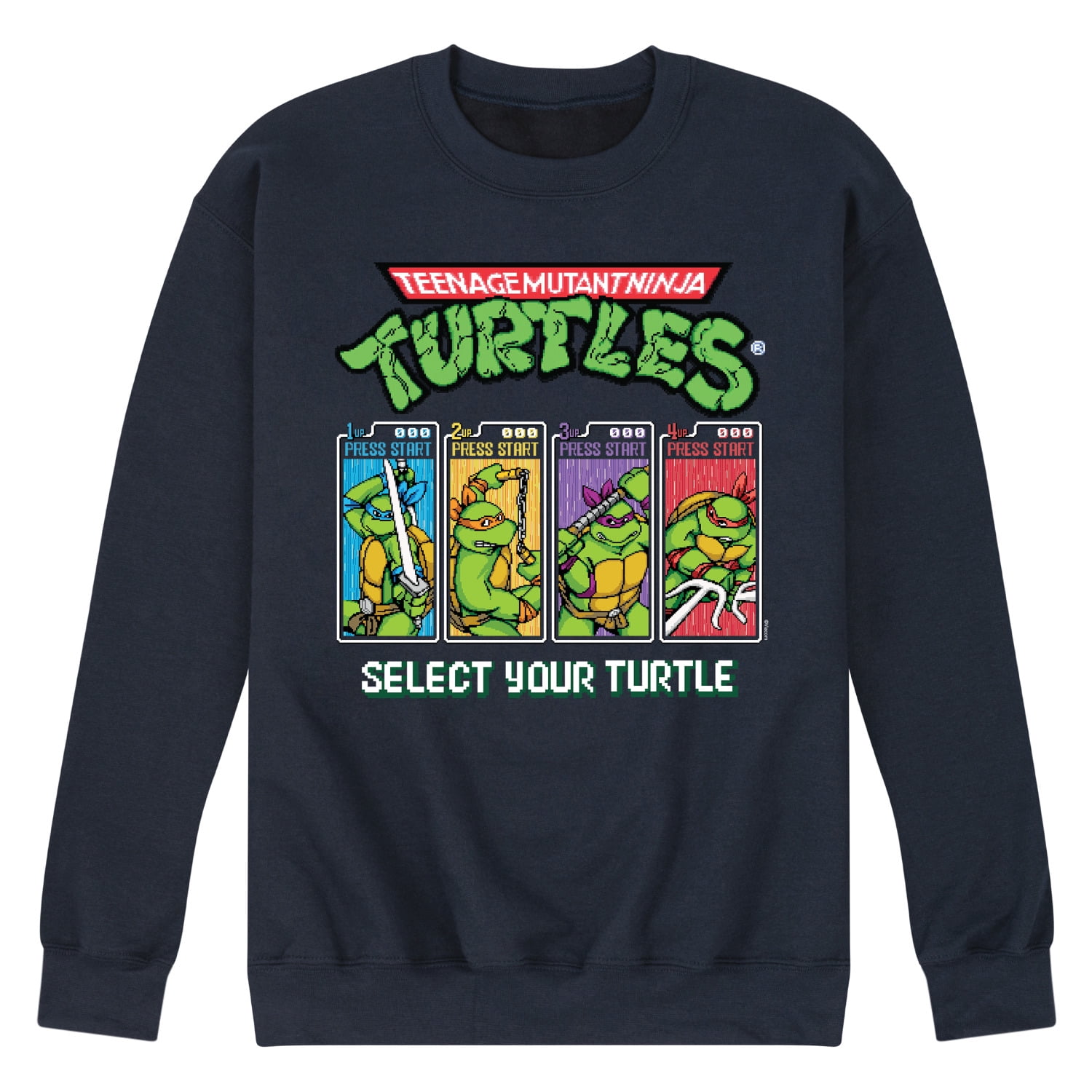 Teenage Mutant Ninja Turtles - Select - Men's Crew Neck Fleece Pullover ...