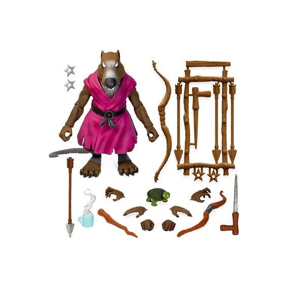 Teenage Mutant Ninja Turtles Series 1 Splinter Action Figure (Version 2)