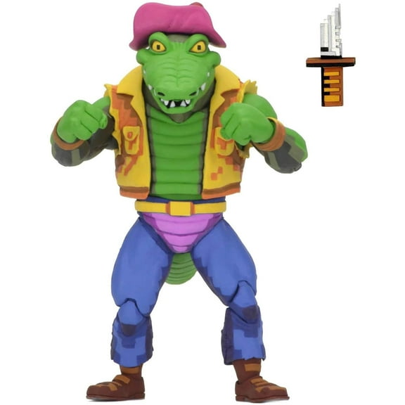 NECA Teenage Mutant Ninja Turtles Turtles in Time Series 2 Leatherhead 7-Inch Action Figure
