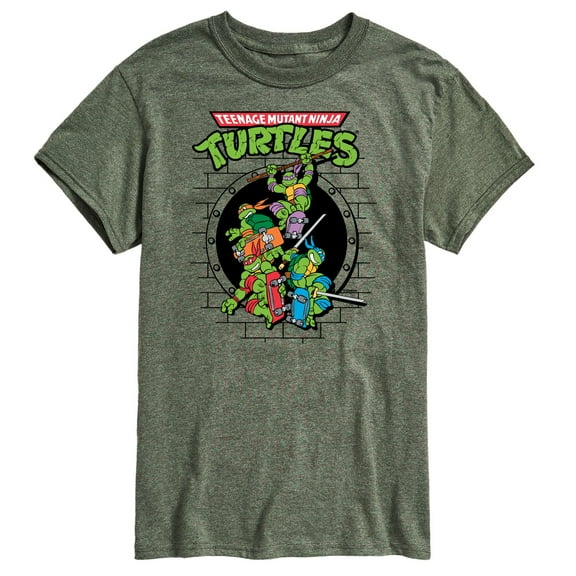 Teenage Mutant Ninja Turtles - Sewer Skateboard - Men's Short Sleeve Graphic T-Shirt