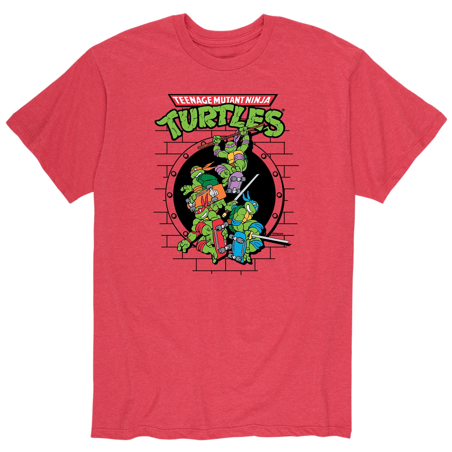 Teenage Mutant Ninja Turtles Skateboarding Group T-Shirt T-Shirt