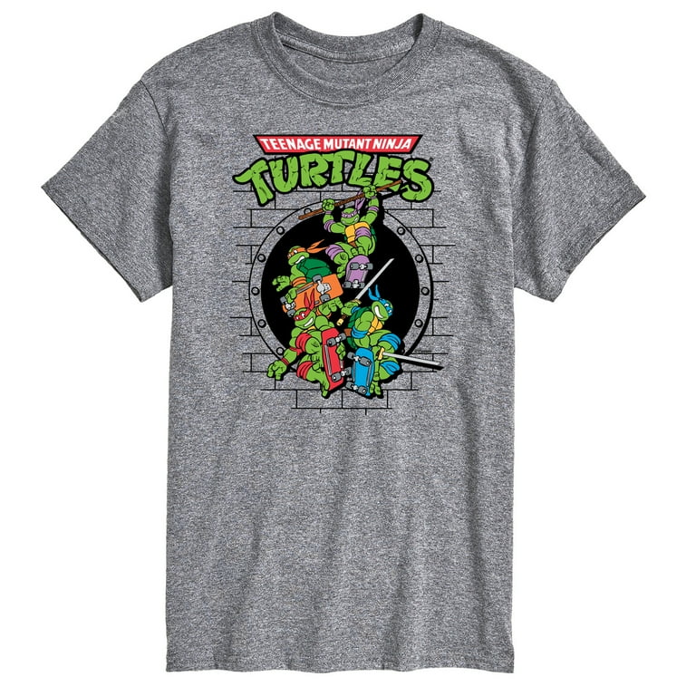 Teenage Mutant Ninja Turtles - Sewer Skateboard - Men's Short Sleeve Graphic T-Shirt, Size: XL, Red