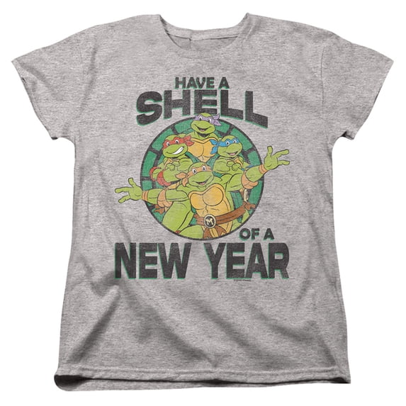 Teenage Mutant Ninja Turtles Shell of A New Year Women's T Shirt