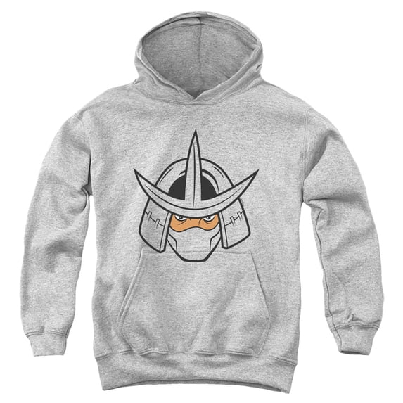 Teenage Mutant Ninja Turtles Shredder Angry Youth Kids Boy/Girls Pull-Over Hoodie, Athletic Heather, Small