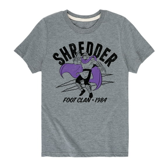 Teenage Mutant Ninja Turtles - Shredder Foot Clan - Toddler And Youth Short Sleeve Graphic T-Shirt