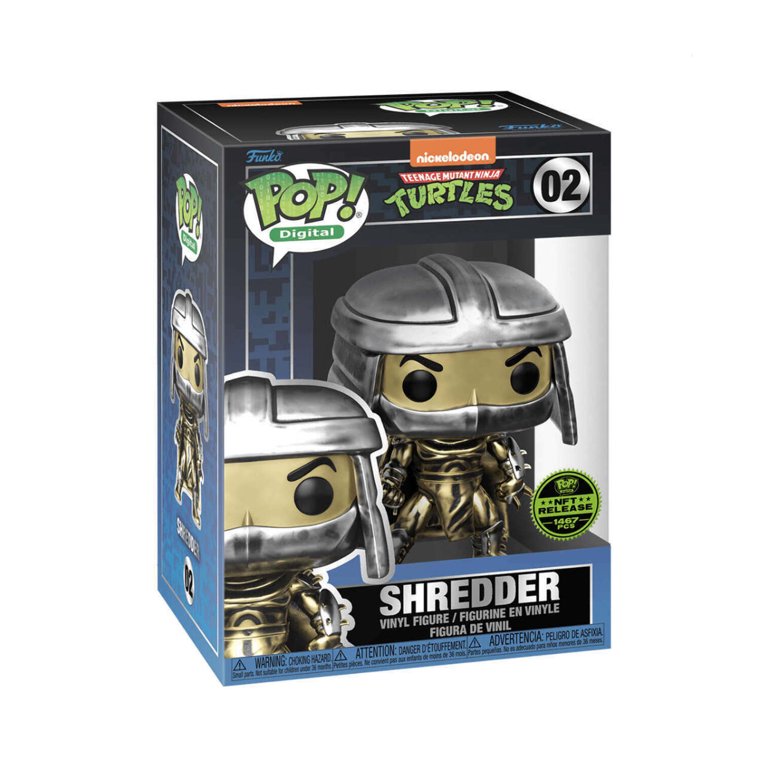 Funko Pop Digital #2 TMNT Shredder Legendary Physical Pop LE 1467  display picture 1