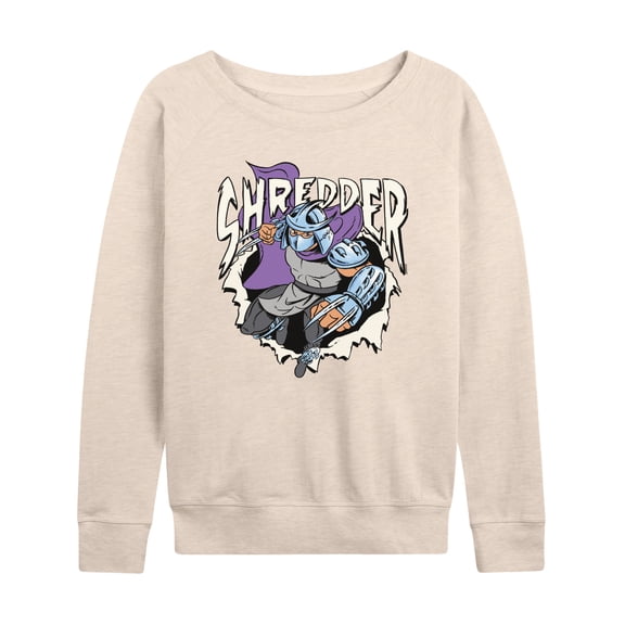 Teenage Mutant Ninja Turtles - Shredder Lights - Women's Lightweight French Terry Long Sleeve Shirt
