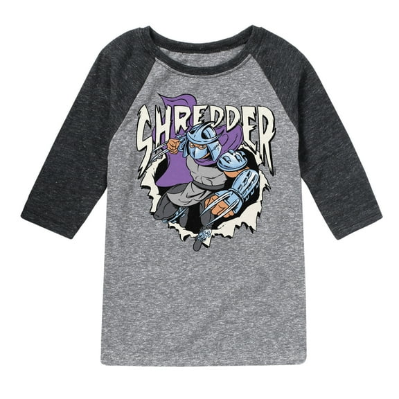 Teenage Mutant Ninja Turtles - Shredder - Toddler And Youth Raglan Graphic T-Shirt
