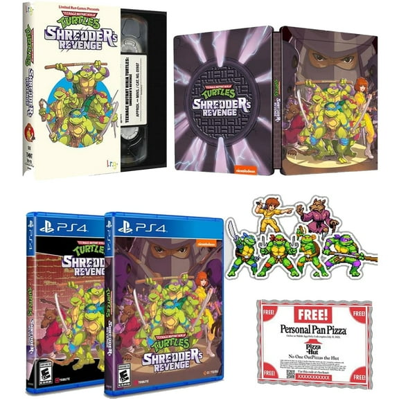 Teenage Mutant Ninja Turtles Shredders Revenge Classic Edition (LRG) (Playstation 4)