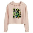 thumbnail image 1 of Teenage Mutant Ninja Turtles - Skateboards - Juniors Cropped Pullover Hoodie, 1 of 5