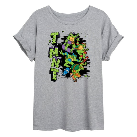 Teenage Mutant Ninja Turtles - Skateboards - Women's Oversized T-Shirt