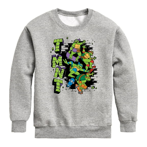 Teenage Mutant Ninja Turtles - Skateboards - Toddler & Youth Crewneck Fleece Sweatshirt