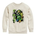 thumbnail image 1 of Teenage Mutant Ninja Turtles - Skateboards - Toddler & Youth Crewneck Fleece Sweatshirt, 1 of 5