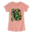 thumbnail image 1 of Teenage Mutant Ninja Turtles  - Skateboards  - Toddler & Youth Girls Short Sleeve Graphic T-Shirt, 1 of 5