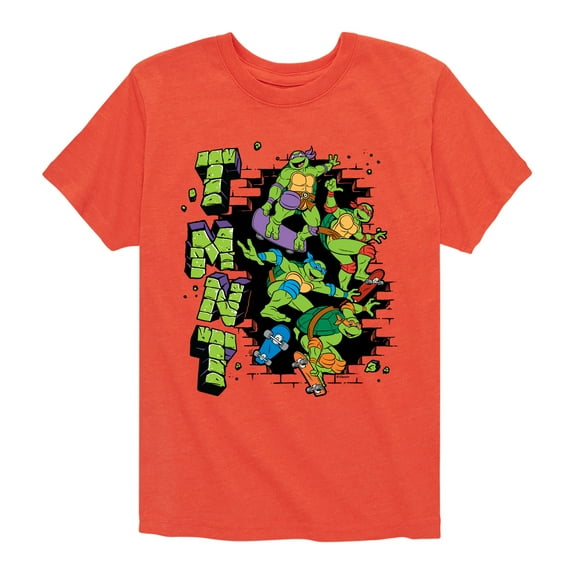 Teenage Mutant Ninja Turtles - Skateboards - Toddler & Youth Short Sleeve Graphic T-Shirt