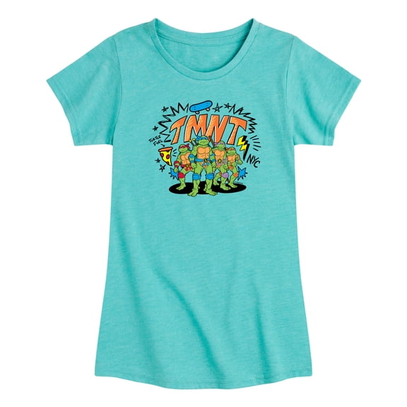 Teenage Mutant Ninja Turtles - Sketch - Toddler Girls Fitted Short Sleeve T-Shirt