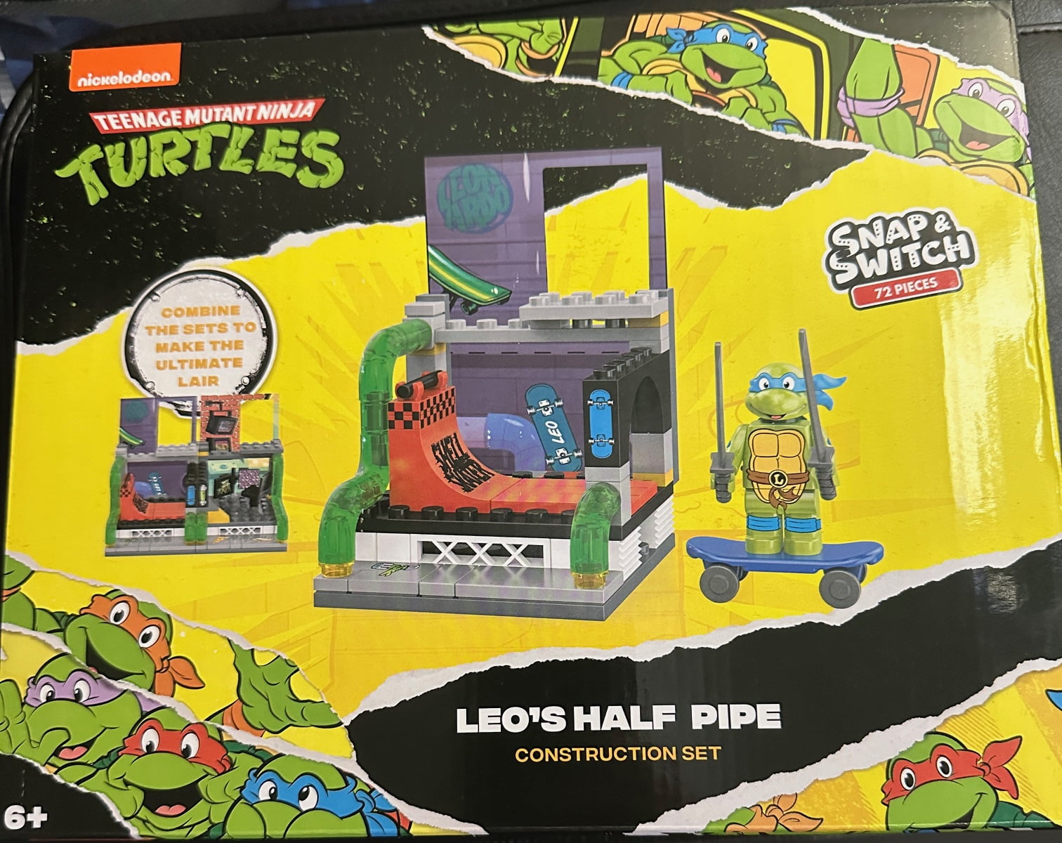 Teenage Mutant Ninja Turtles Snap & Switch Leo's Half Pipe