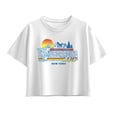 thumbnail image 1 of Teenage Mutant Ninja Turtles - Snowboarding Camp Girls' Short Sleeve Boxy Graphic T-Shirt, 1 of 4
