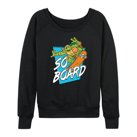 Teenage Mutant Ninja Turtles - So Board - Women's Lightweight French Terry Long Sleeve Shirt