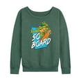 thumbnail image 1 of Teenage Mutant Ninja Turtles - So Board - Women's Lightweight French Terry Long Sleeve Shirt, 1 of 5