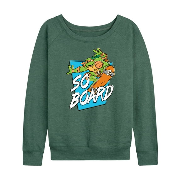 Teenage Mutant Ninja Turtles - So Board - Women's Lightweight French Terry Long Sleeve Shirt