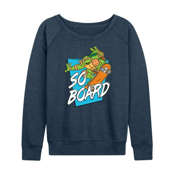 Teenage Mutant Ninja Turtles - So Board - Women's Lightweight French Terry Long Sleeve Shirt