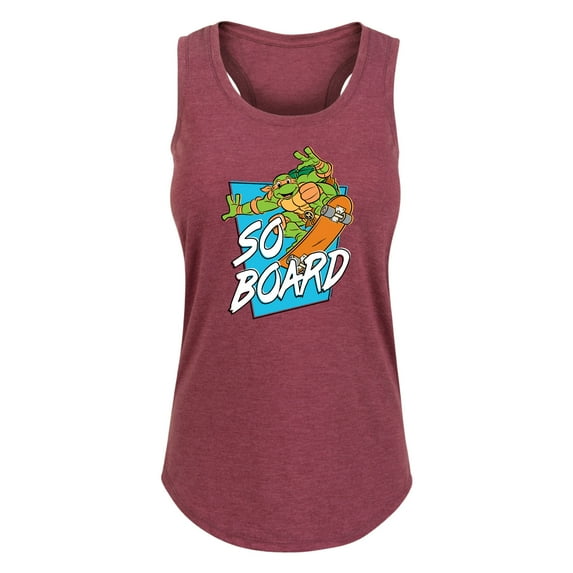 Teenage Mutant Ninja Turtles - So Board - Women's Racerback Tank Top