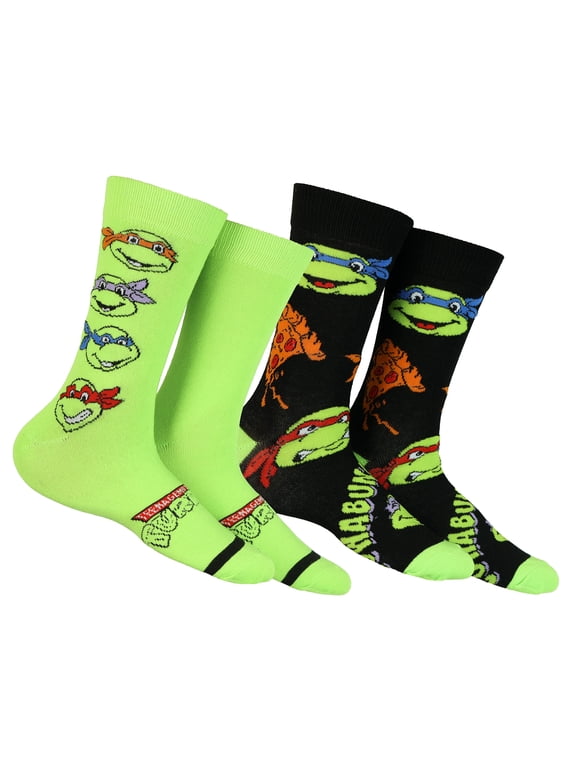 Socks, TMNT Classic Cartoon Crew Socks For Men Women 2 Pair