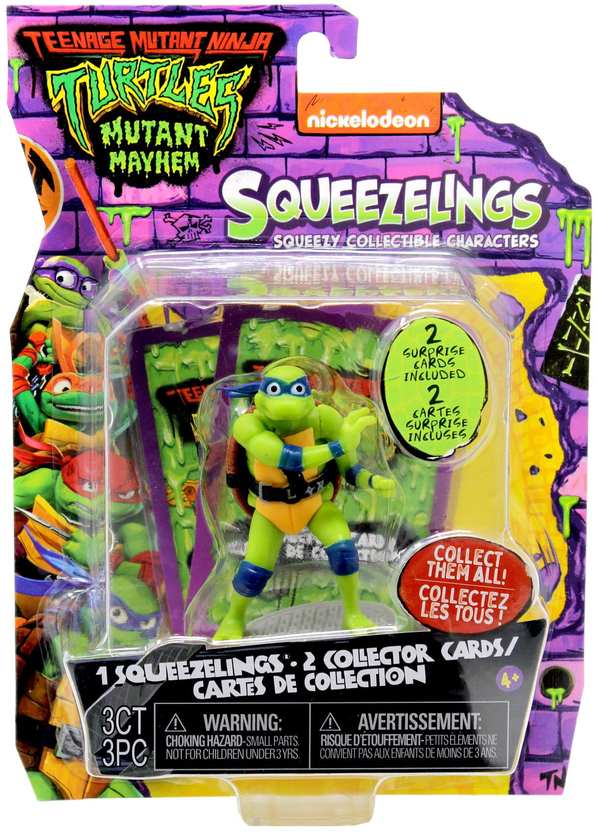 Teenage Mutant Ninja Turtles Squeezelings Leonardo Squeezy
