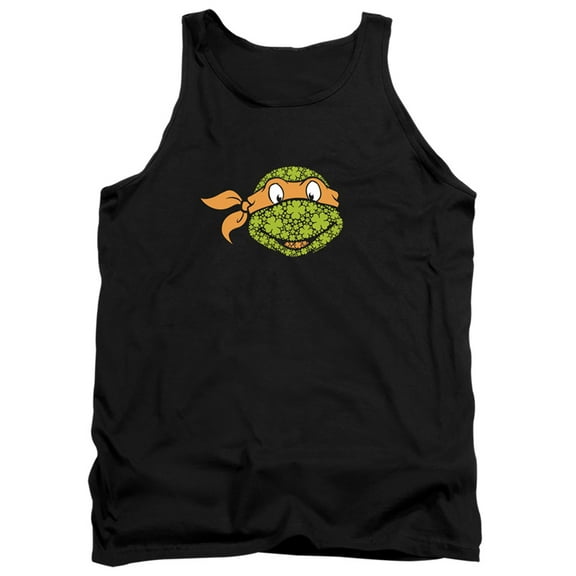 Teenage Mutant Ninja Turtles St. Patrick's Day Clover Michelangelo Unisex Adult Tank Top,Black, Small