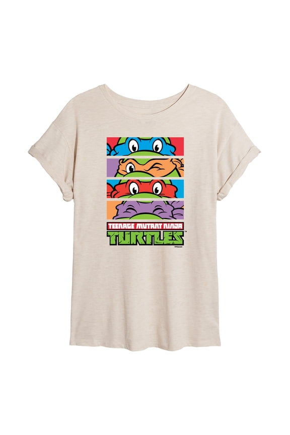 - Stacked Faces - Women's Oversized T-Shirt