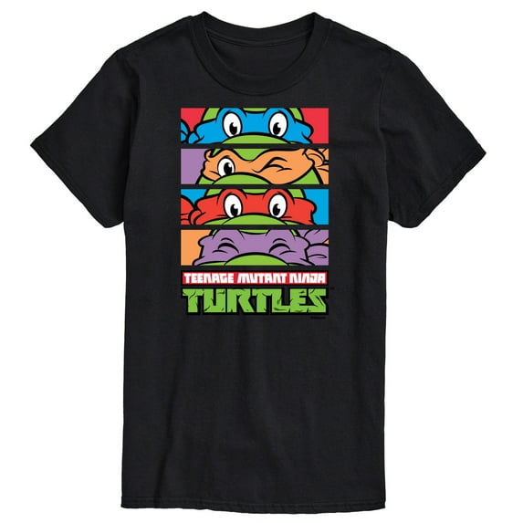 Teenage Mutant Ninja Turtles - Stacked Faces - Men's Short Sleeve Graphic T-Shirt