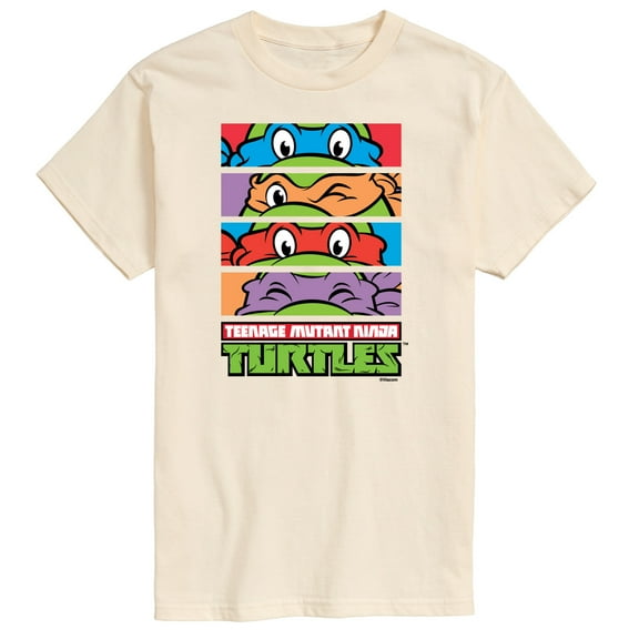 Teenage Mutant Ninja Turtles - Stacked Faces - Men's Short Sleeve Graphic T-Shirt