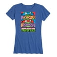 thumbnail image 1 of Teenage Mutant Ninja Turtles - Stacked Faces - Women's Short Sleeve Graphic T-Shirt, 1 of 5
