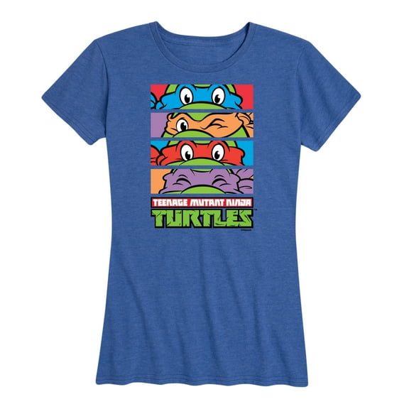 Teenage Mutant Ninja Turtles - Stacked Faces - Women's Short Sleeve Graphic T-Shirt