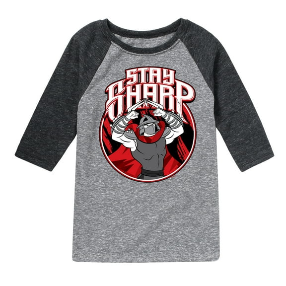 Teenage Mutant Ninja Turtles - Stay Sharp - Toddler & Youth Raglan Graphic Tee