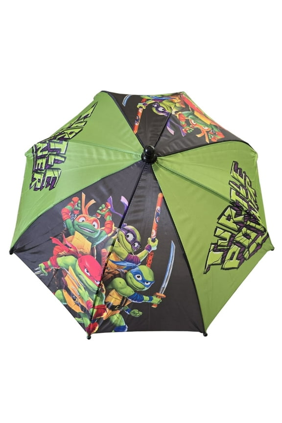 Teenage Mutant Ninja Turtles Stick Umbrella with Clamshell Handle 21"
