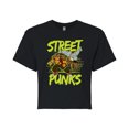 thumbnail image 1 of Teenage Mutant Ninja Turtles - Street Punks - Juniors Cropped Cotton Blend T-Shirt, 1 of 5
