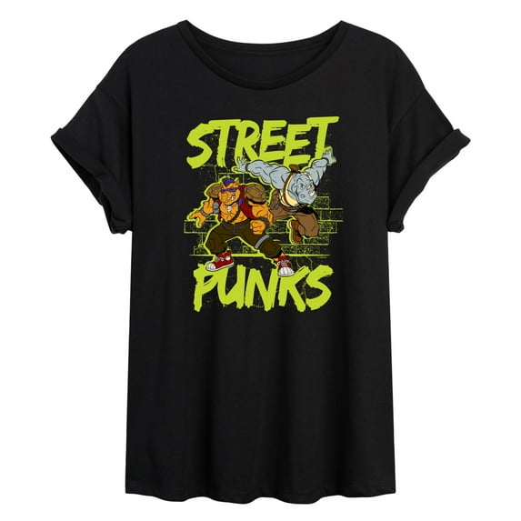 Teenage Mutant Ninja Turtles - Street Punks - Juniors Ideal Flowy Muscle T-Shirt