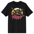 thumbnail image 1 of Teenage Mutant Ninja Turtles Sunset Colors Black T-Shirt-5XL, 1 of 3