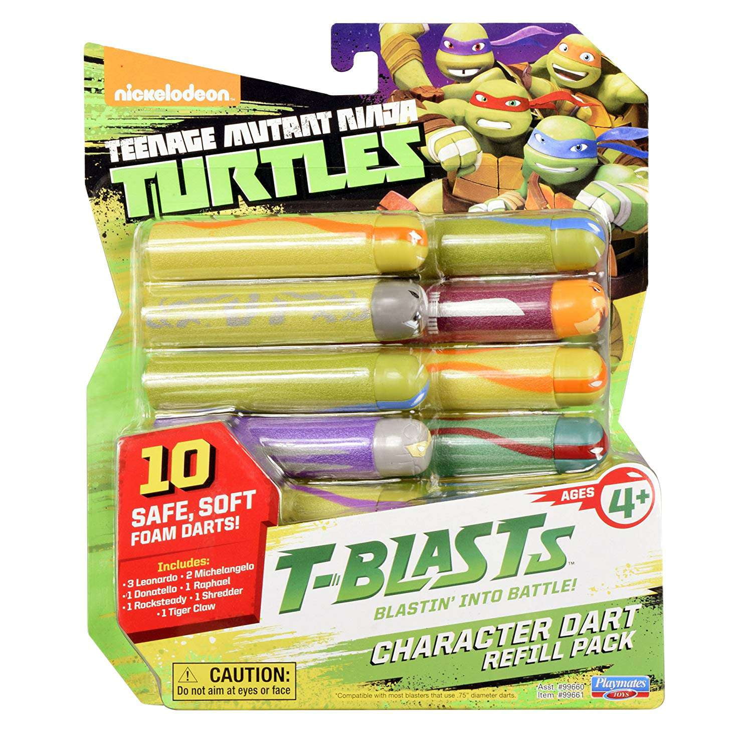 Teenage Mutant Ninja Turtles T-Blasts Toy Refill Pack, Character