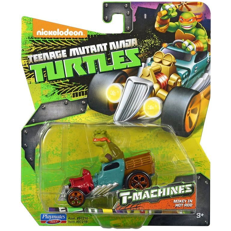 Teenage Mutant Ninja Turtles T-Machines Michelangelo in Hot Rod Diecast  Vehicle