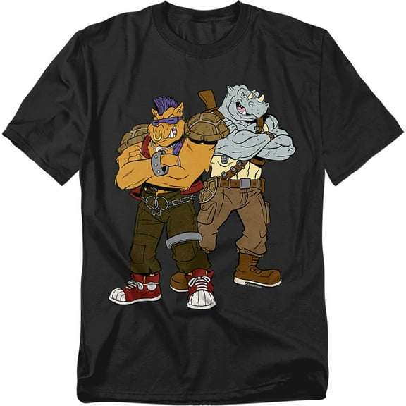 Teenage Mutant Ninja Turtles T-Shirt Bebop And Rocksteady Unisex Graphic Tee for Men & Women