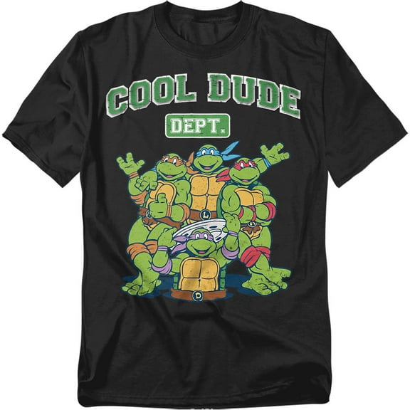 Teenage Mutant Ninja Turtles T-Shirt Cool Dude Department Unisex Graphic Tee for Men & Women