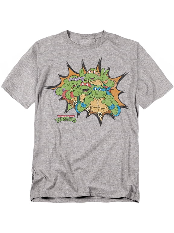 T-Shirt Funny Face Turtles Unisex Graphic Tee for Men & Women