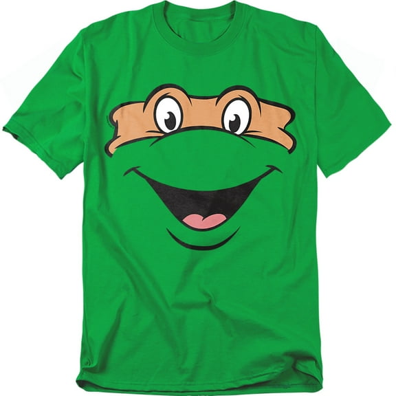 Teenage Mutant Ninja Turtles T-Shirt Michaelangelo Smile Unisex Graphic Tee for Men & Women