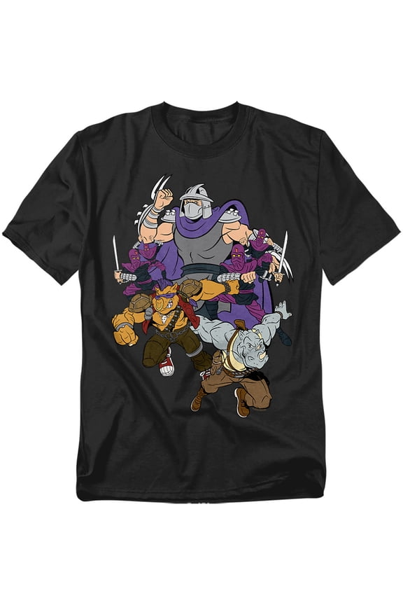 T-Shirt Shredder And Foot Clan Unisex Graphic Tee for Men & Women