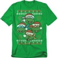 thumbnail image 1 of Teenage Mutant Ninja Turtles T-Shirt Ugly Christmas Sweater Unisex Graphic Tee For Men & Women, 1 of 7