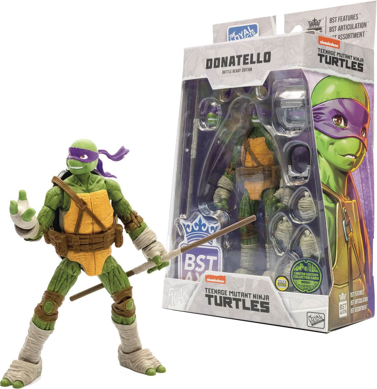 Teenage Mutant Ninja Turtles TMNT BST AXN IDW Donatello Action Figure (SDCC 2023)